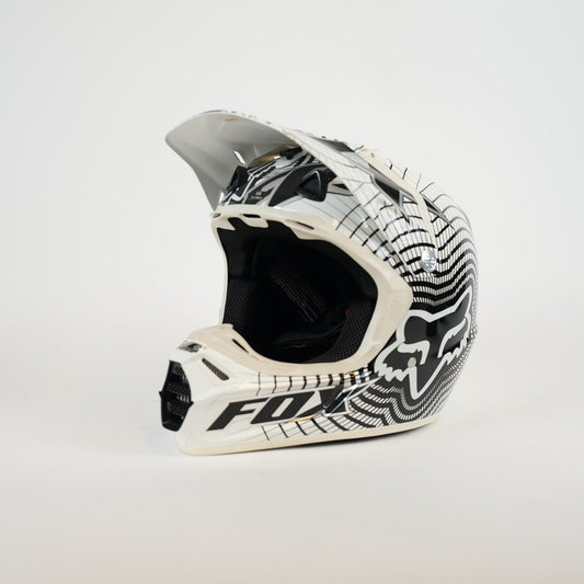 FOX Vs Crosshjälm Vit/Svart
