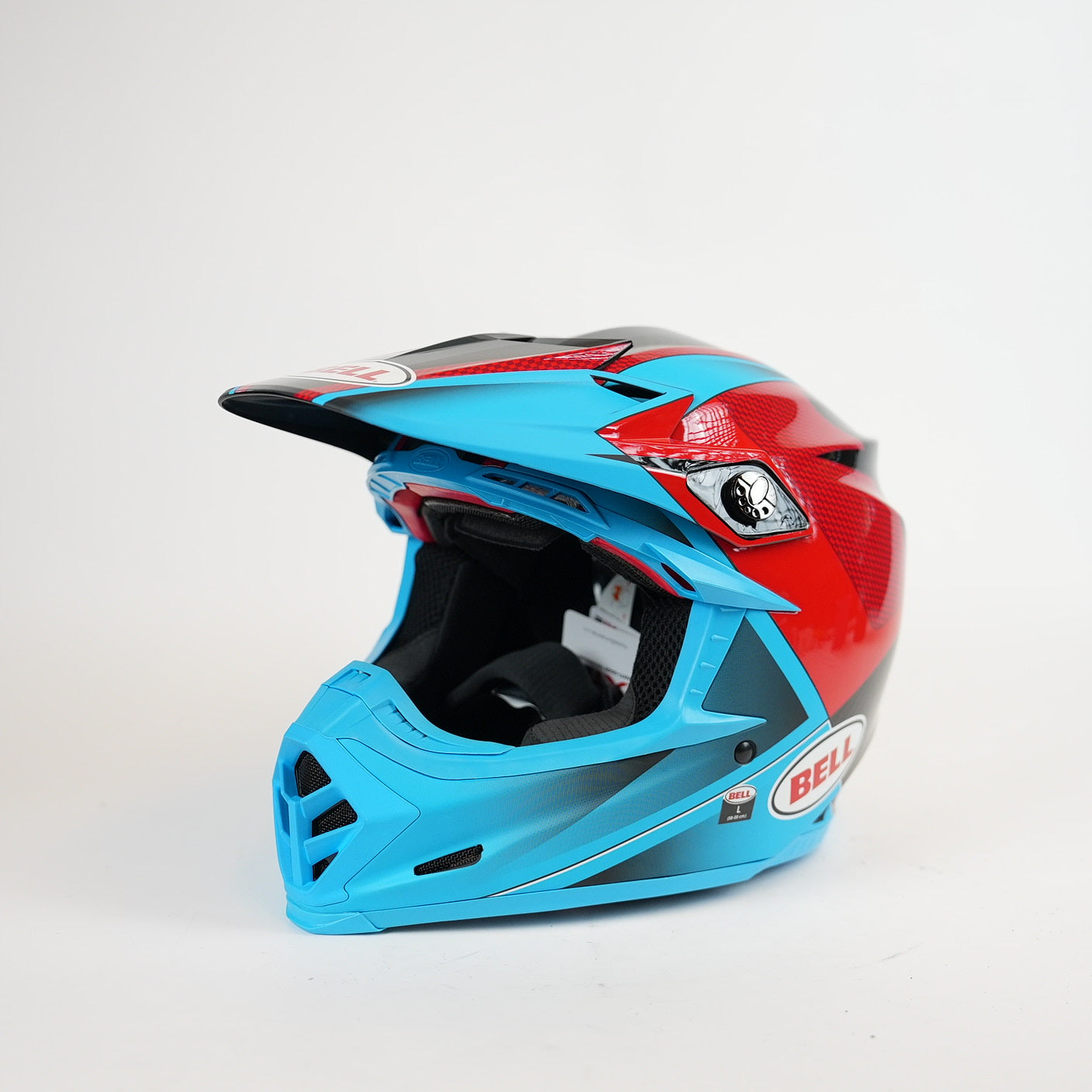 BELL Moto-9 Flex Hound Crosshjälm Blå/Röd