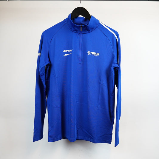 YAMAHA Paddock Blue Ls Halv-Zip Tröja