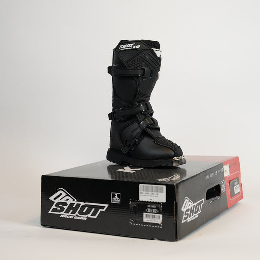 SHOT K10 Barn Crosstövlar Svart