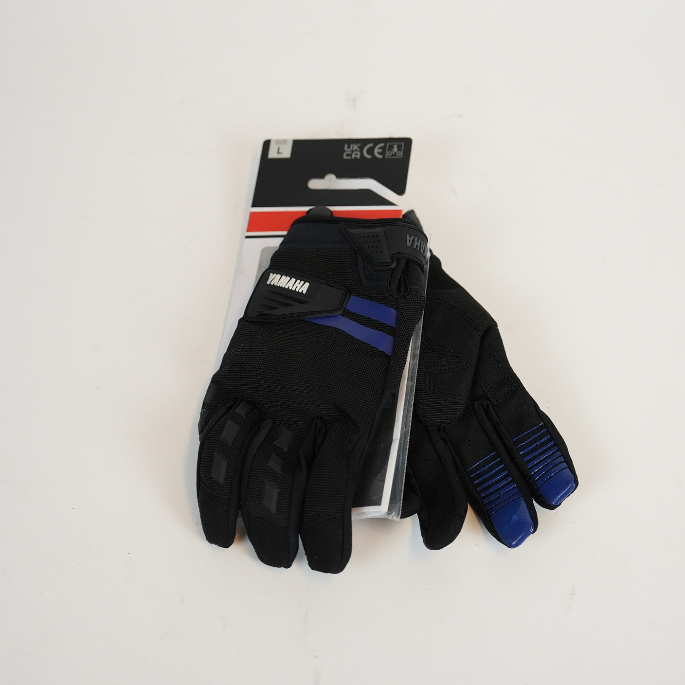 YAMAHA Crosshandskar Racing Blå/Vit