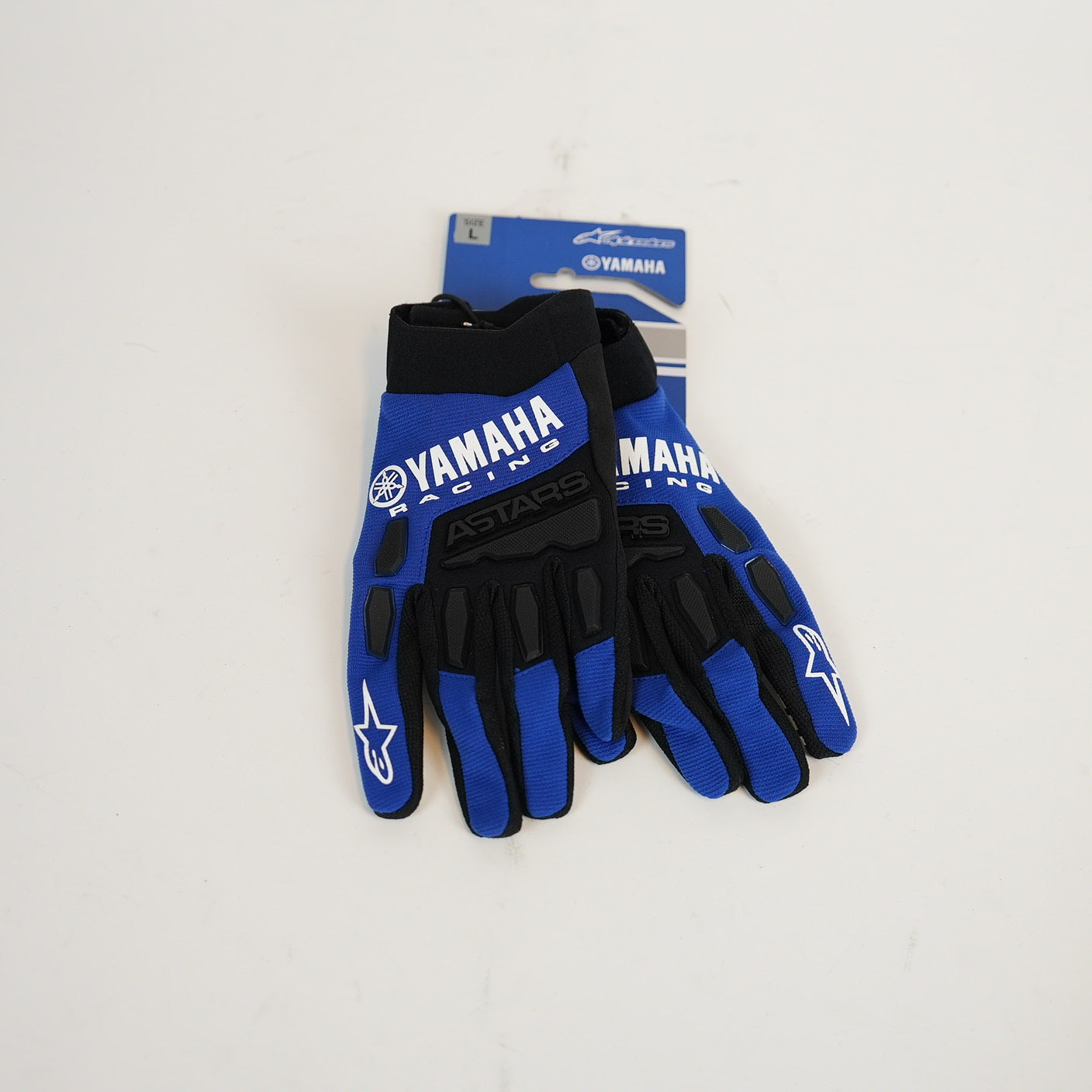 YAMAHA MX Racinghandskar Blå/Vit