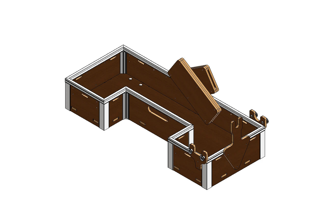 EKAGÅRD Terränglåda med skogspaket och quickrack