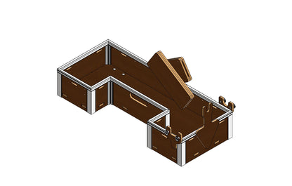 EKAGÅRD Terränglåda med skogspaket och quickrack