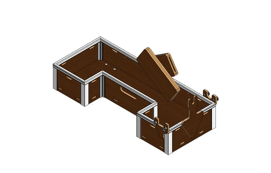 EKAGÅRD Terränglåda med skogspaket och quickrack