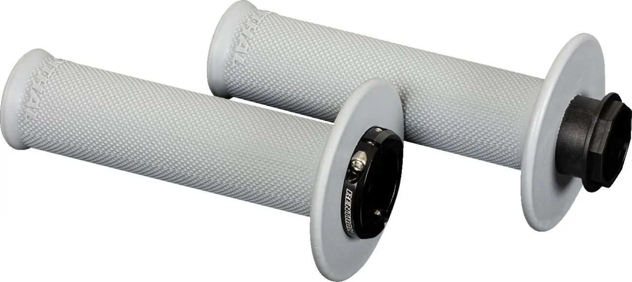 RENTHAL Lock-On Handtag Ljusgrå - Full Diamond Soft