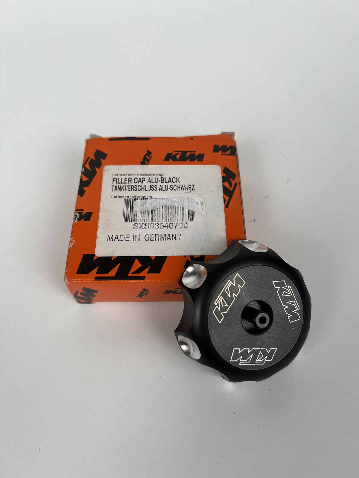 KTM Original Factory Tanklock Svart Aluminium SXS03540700