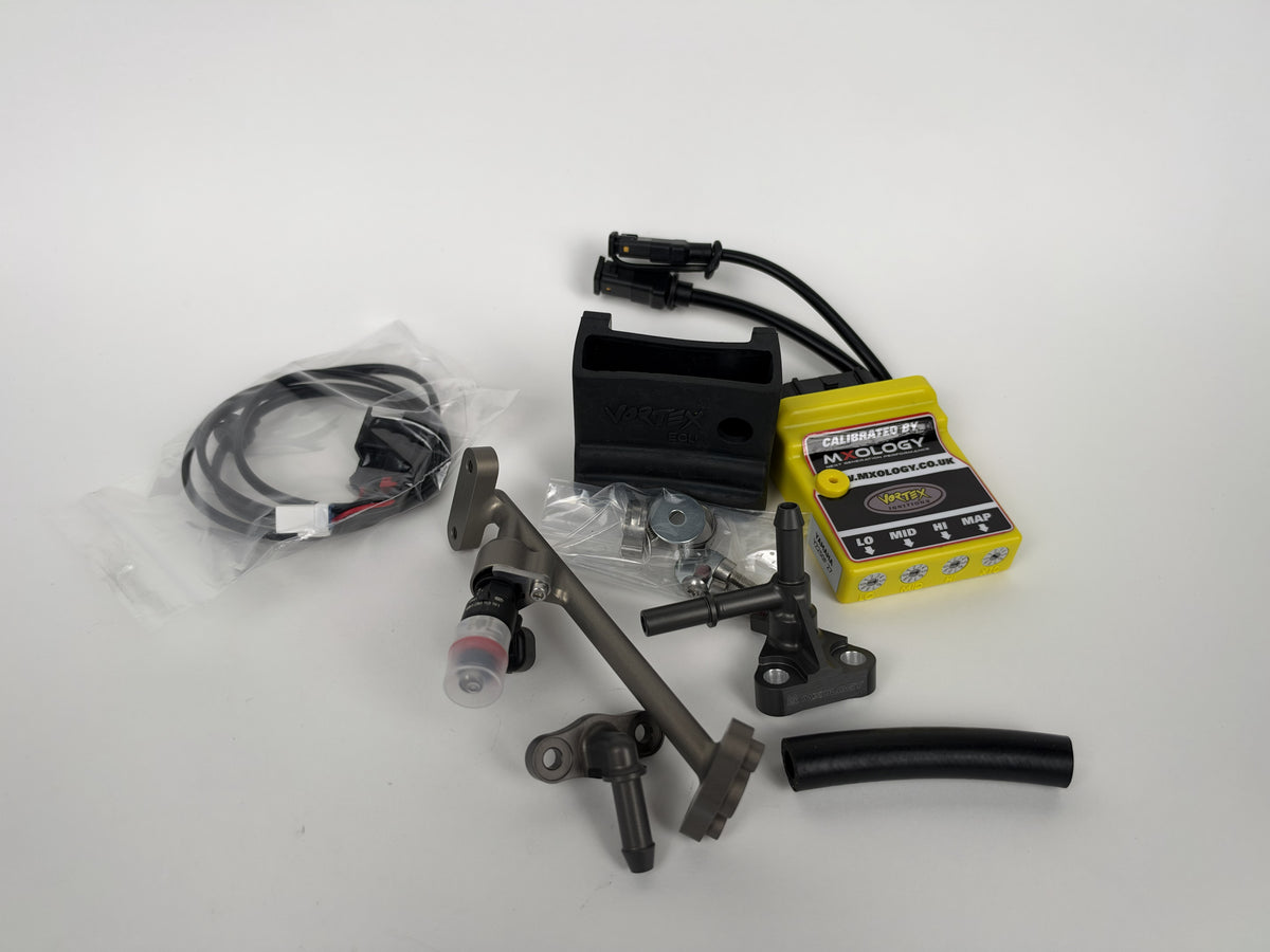 2024-27 Mxology Yamaha YZ250F Secondary Fuel Injector Kit and Vortex ECU Complete Combo with Custom Maps