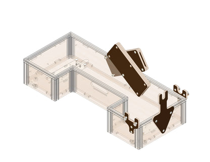 EKAGÅRD Terränglåda med skogspaket och quickrack